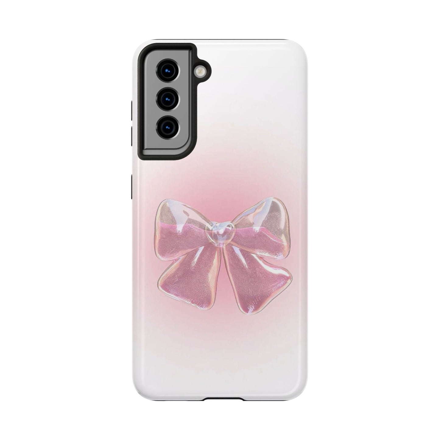 Glitter Bow Tough Phone Cases – Stylish & Durable Accessory for Trendsetters