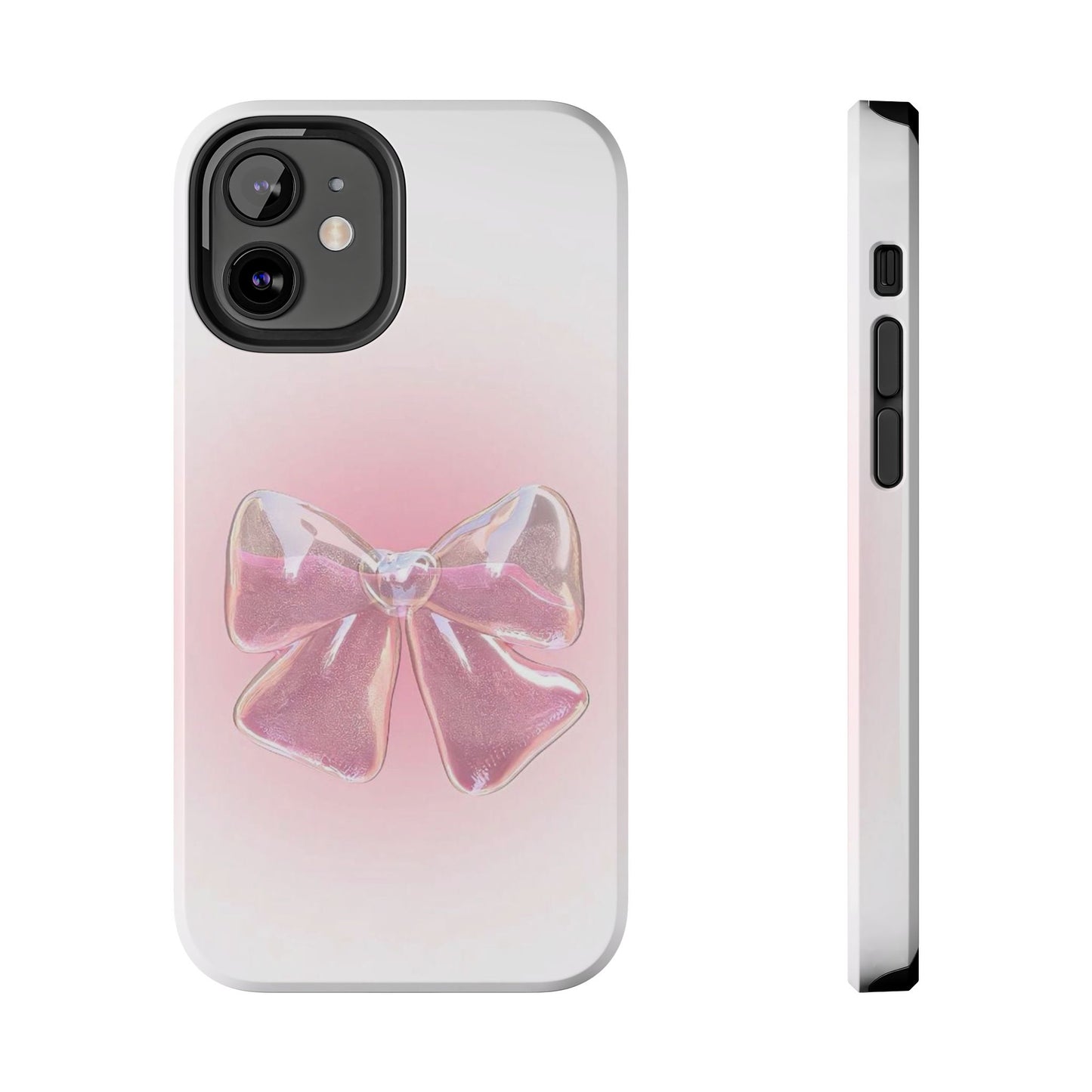 Glitter Bow Tough Phone Cases – Stylish & Durable Accessory for Trendsetters