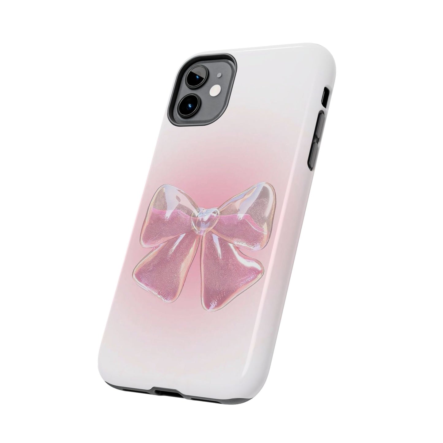 Glitter Bow Tough Phone Cases – Stylish & Durable Accessory for Trendsetters