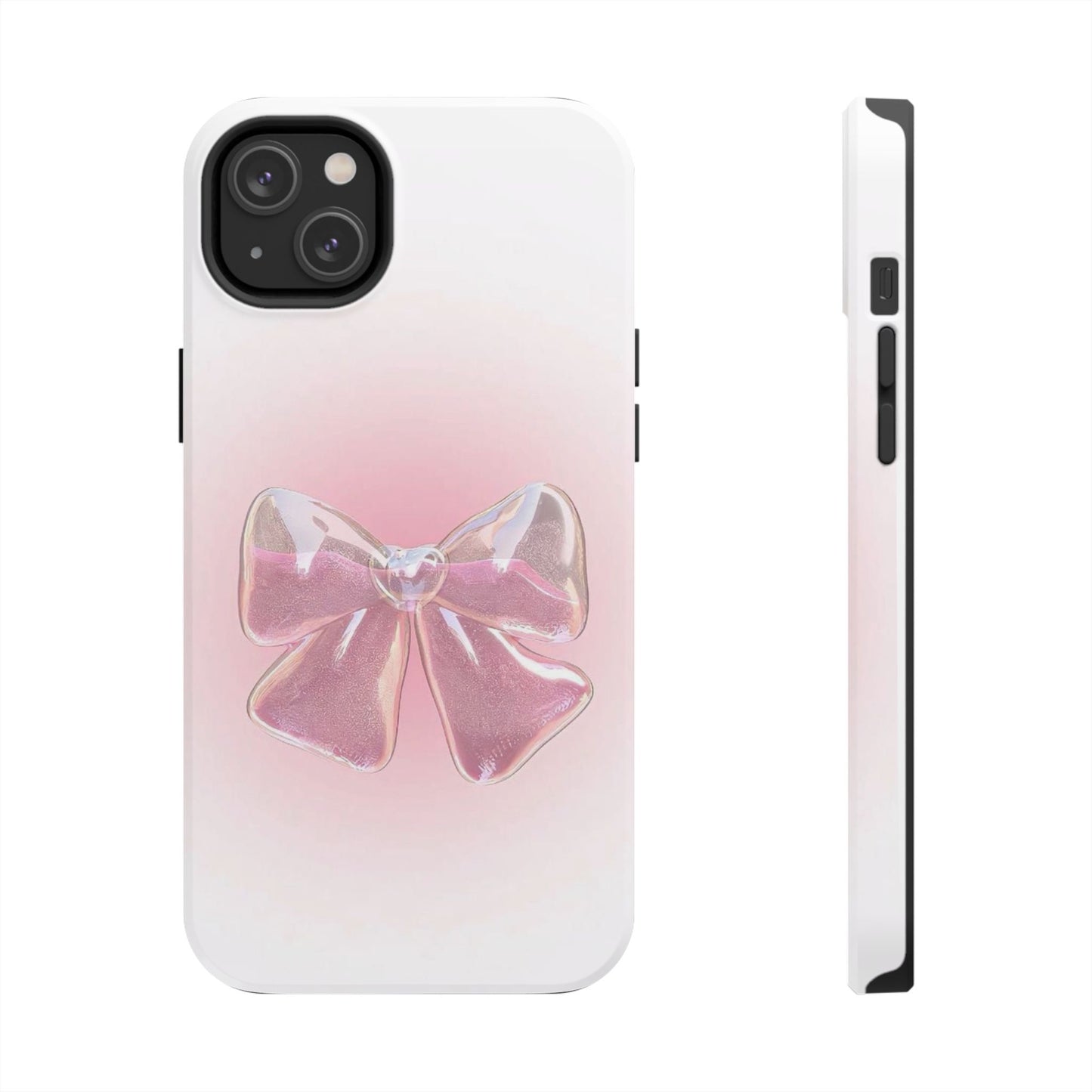 Glitter Bow Tough Phone Cases – Stylish & Durable Accessory for Trendsetters