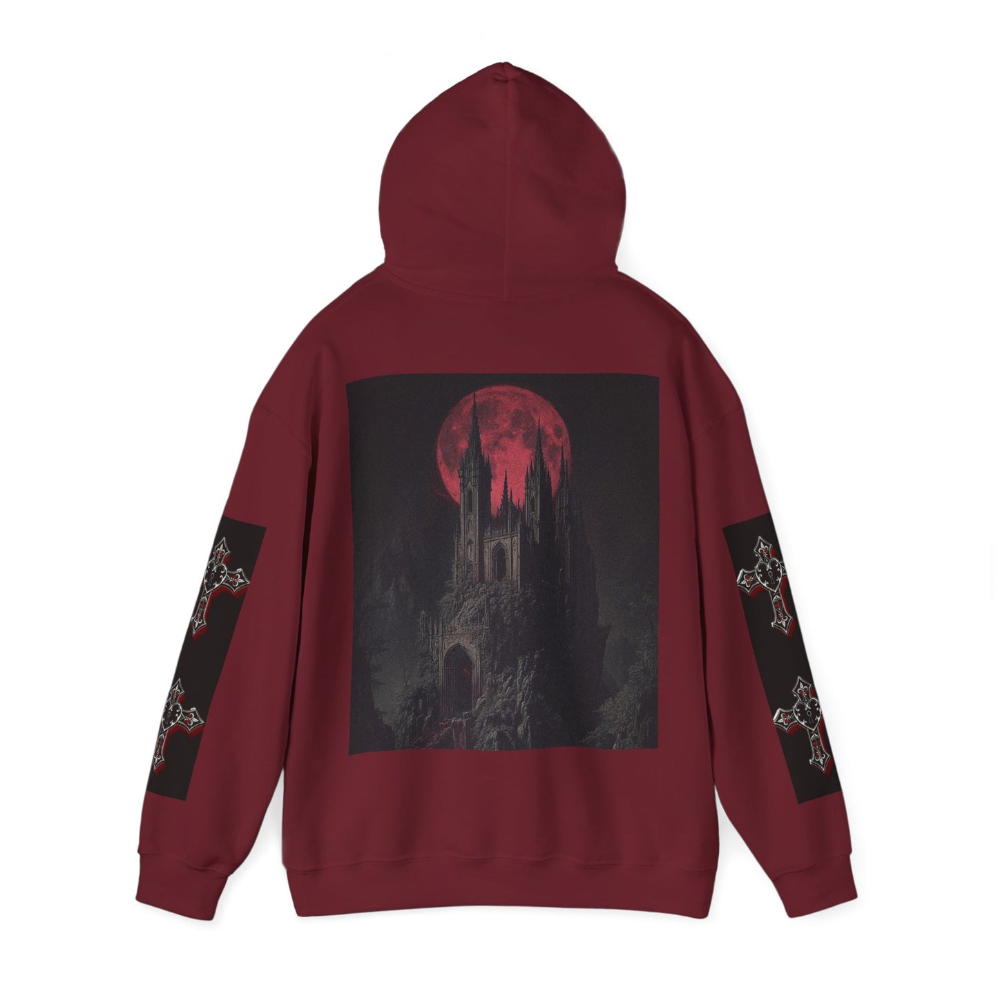 Gothic Fantasy Unisex Heavy Blend™ Hooded Sweatshirt - Dark Art Design