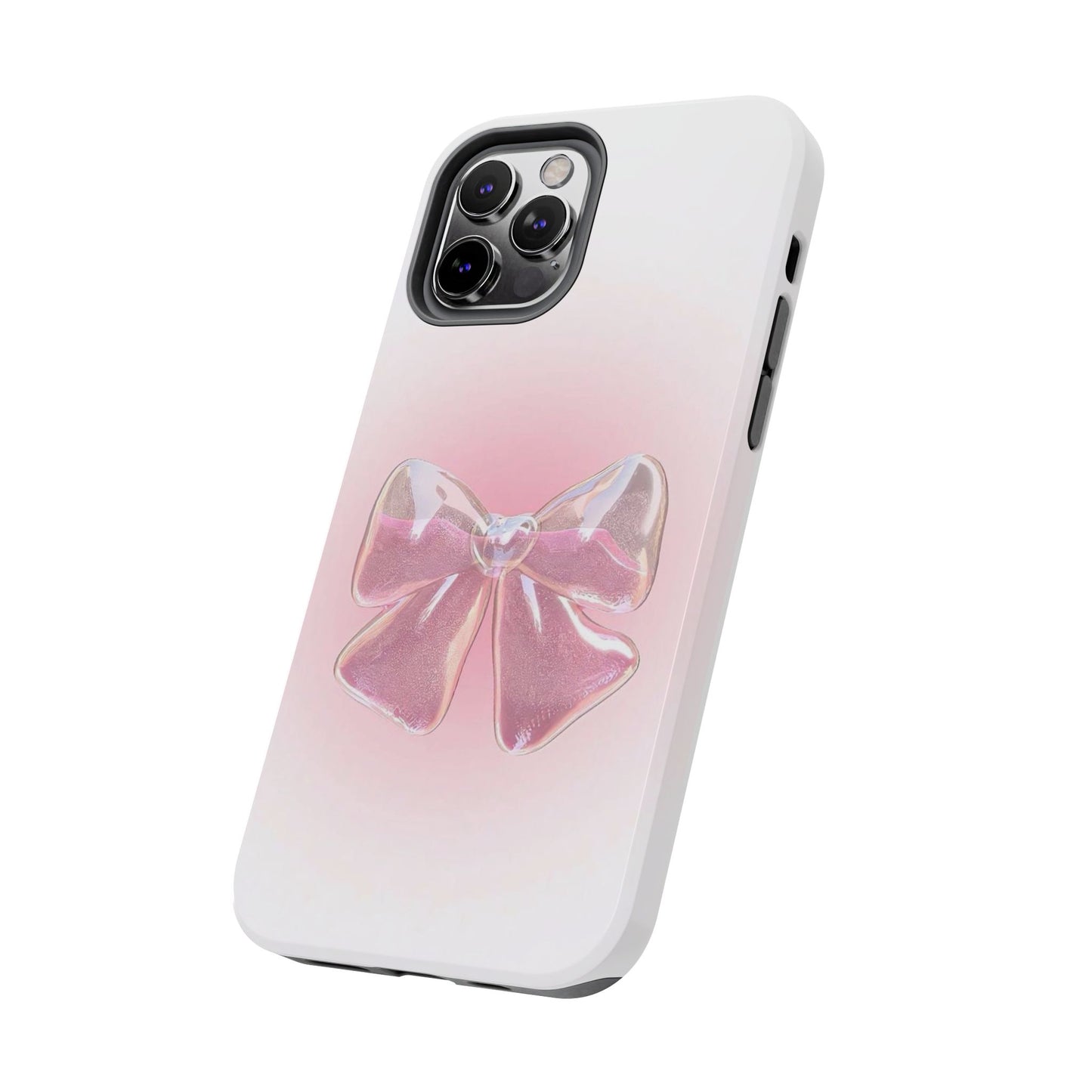 Glitter Bow Tough Phone Cases – Stylish & Durable Accessory for Trendsetters