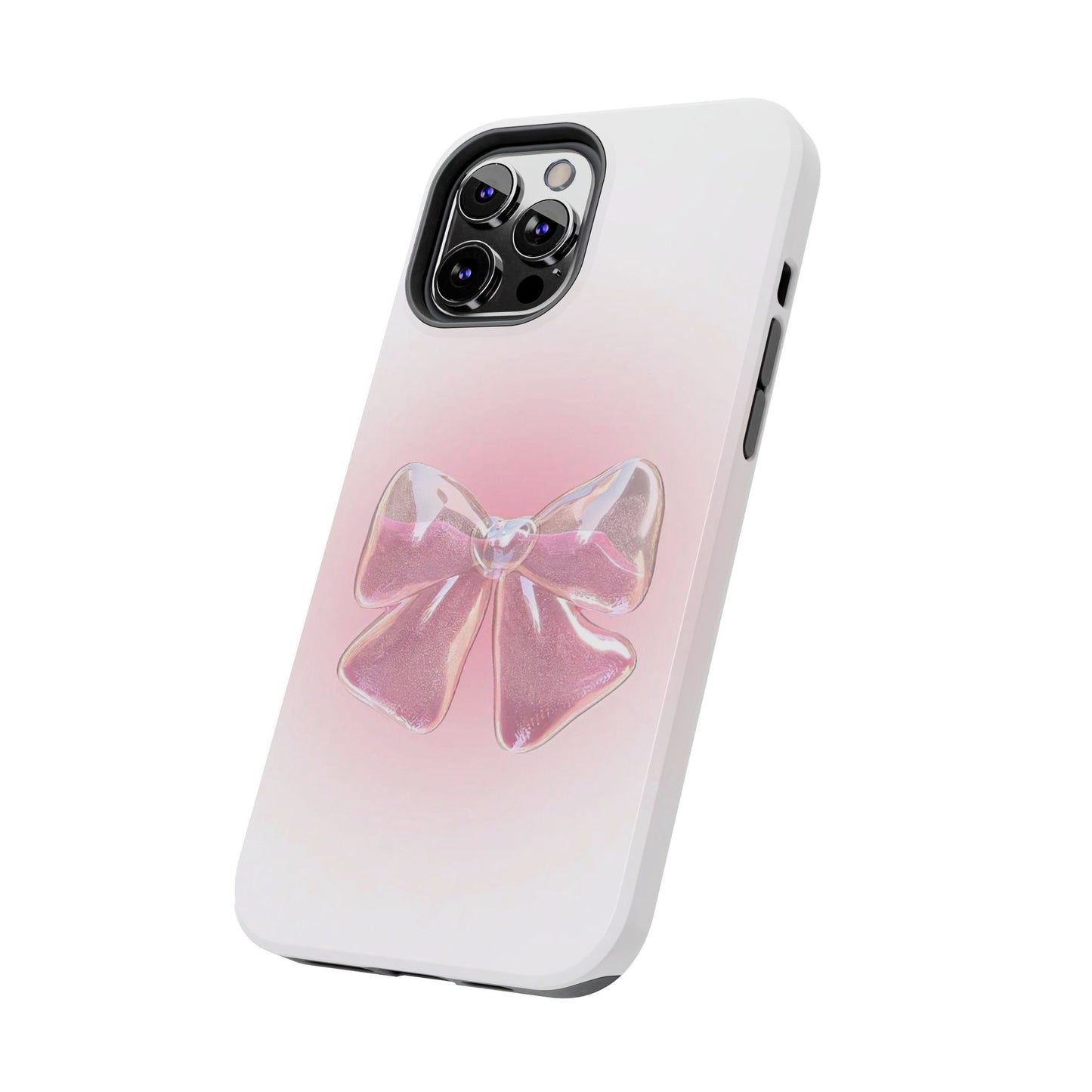 Glitter Bow Tough Phone Cases – Stylish & Durable Accessory for Trendsetters