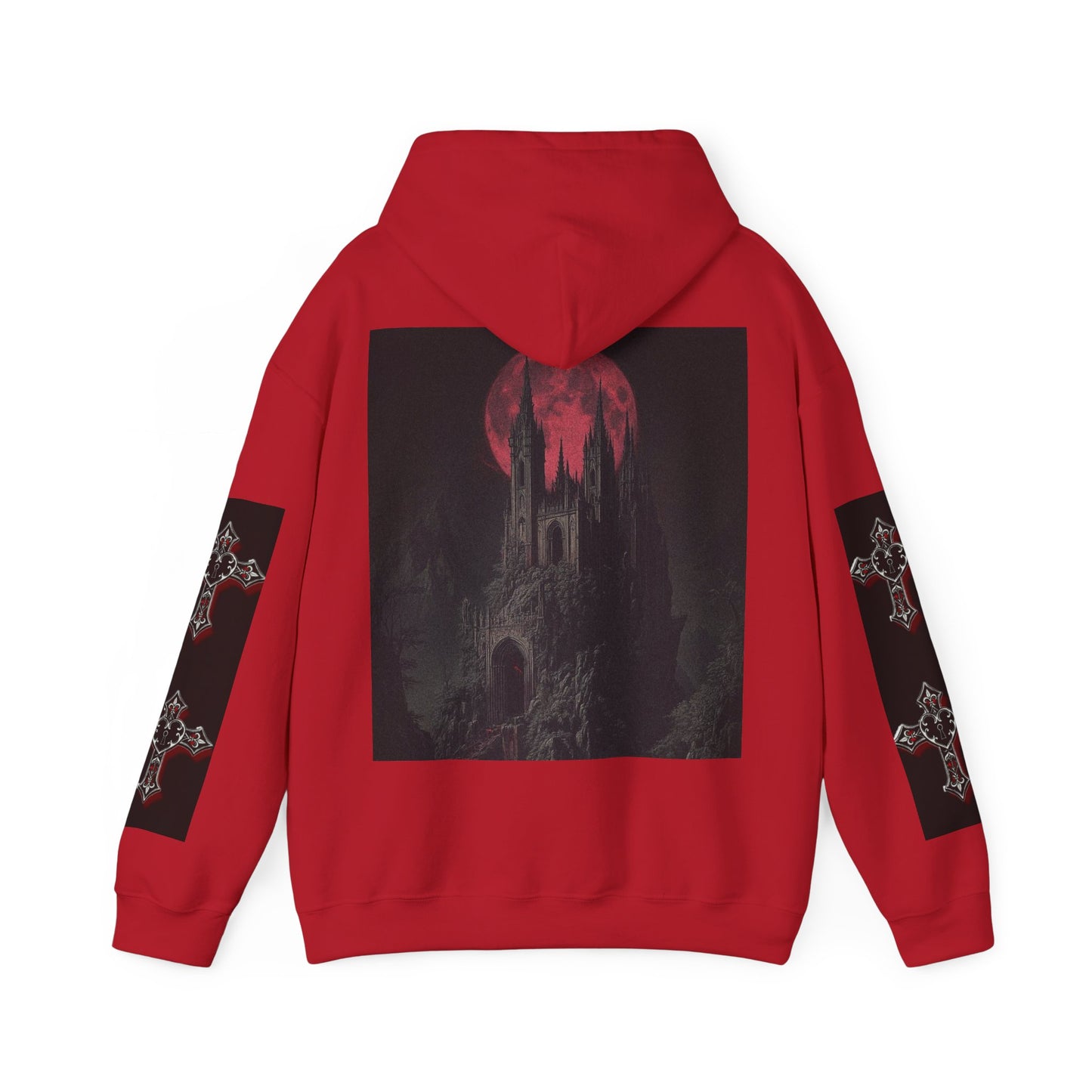 Gothic Fantasy Unisex Heavy Blend™ Hooded Sweatshirt - Dark Art Design