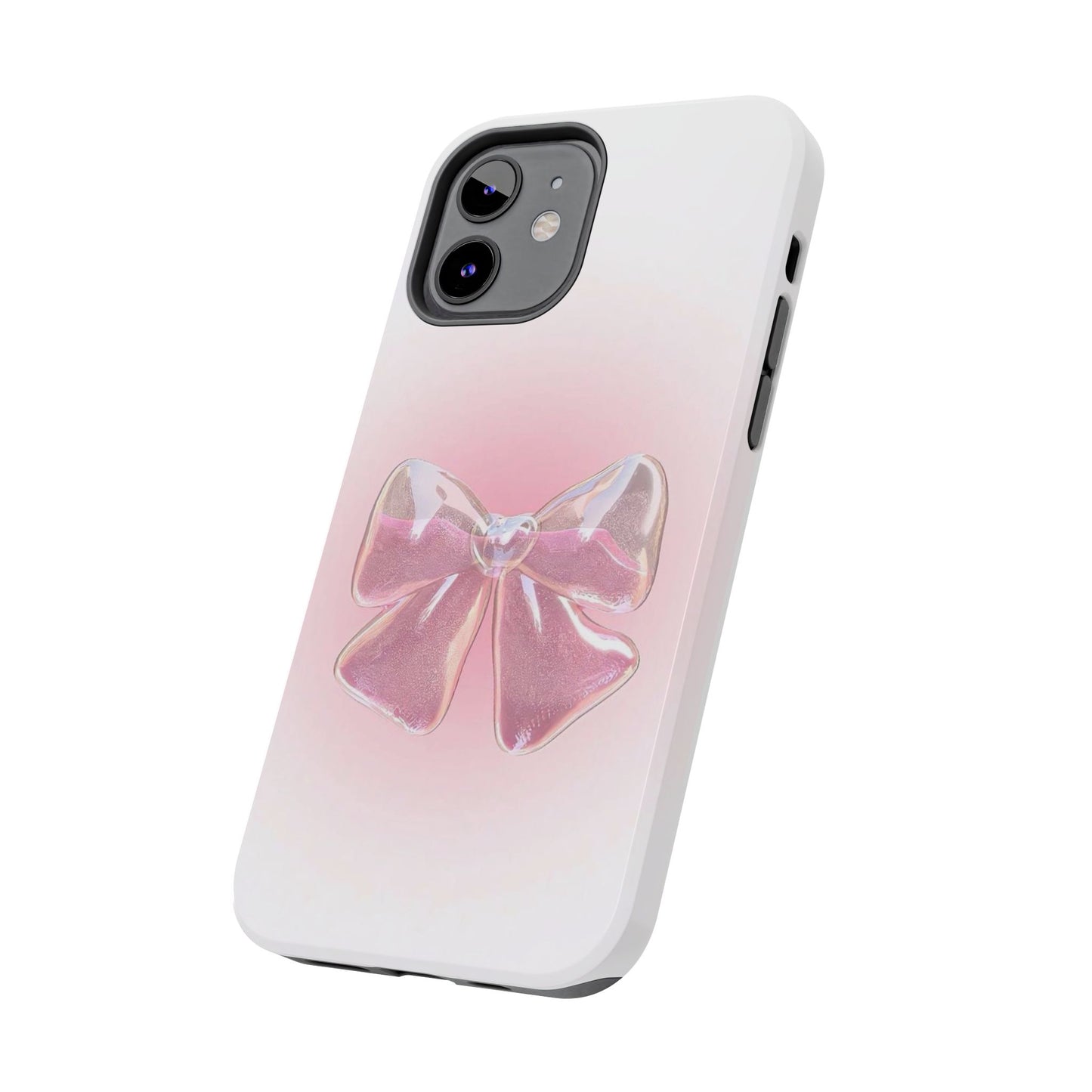 Glitter Bow Tough Phone Cases – Stylish & Durable Accessory for Trendsetters