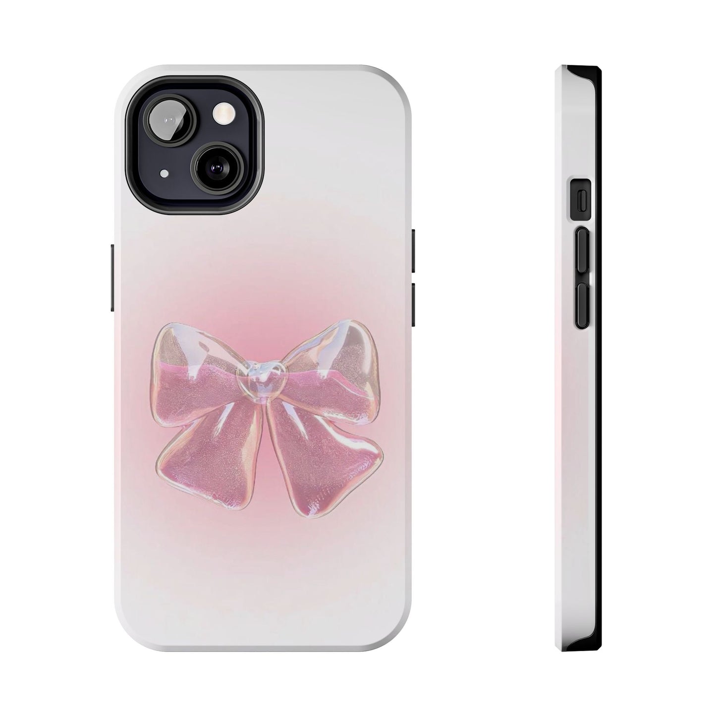 Glitter Bow Tough Phone Cases – Stylish & Durable Accessory for Trendsetters