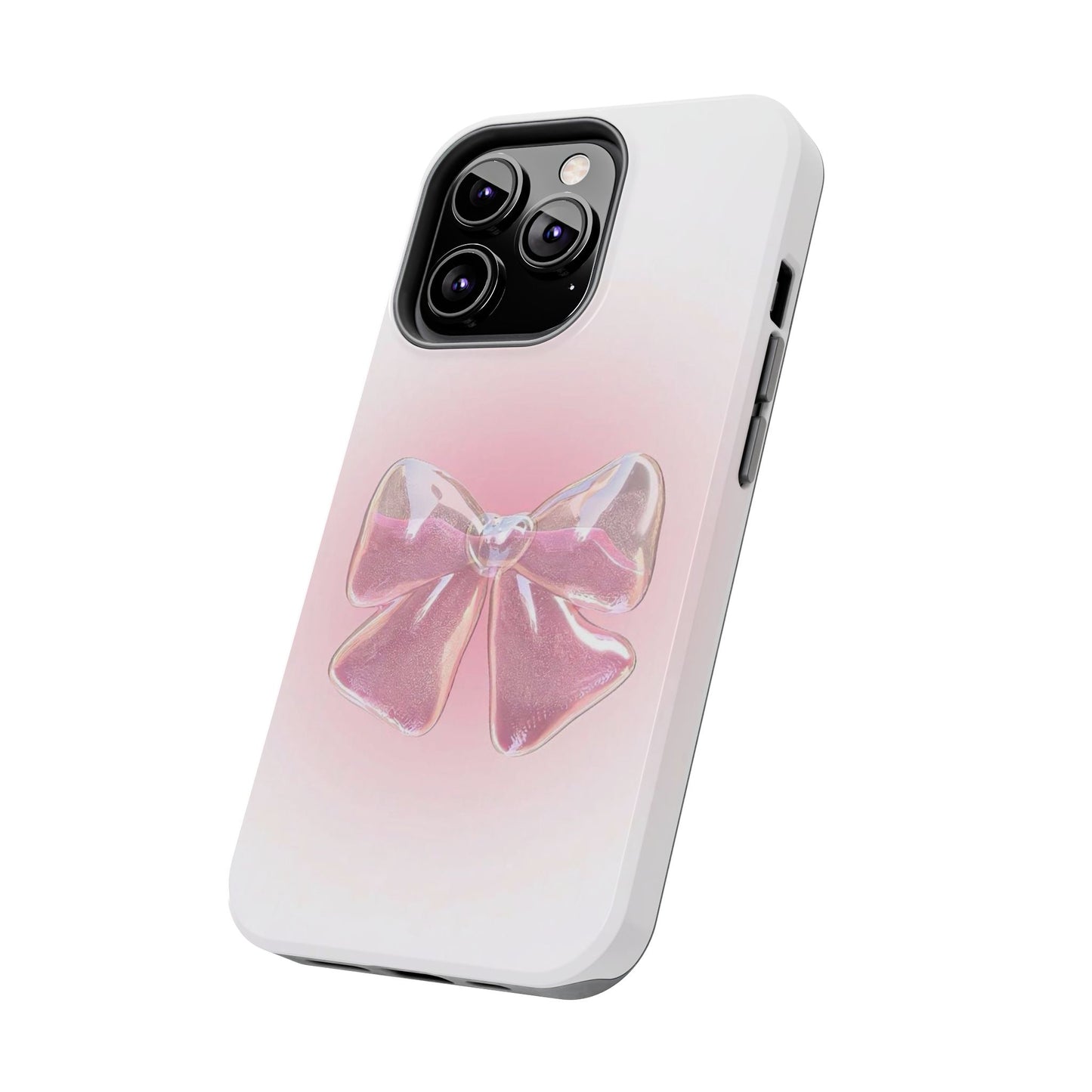 Glitter Bow Tough Phone Cases – Stylish & Durable Accessory for Trendsetters