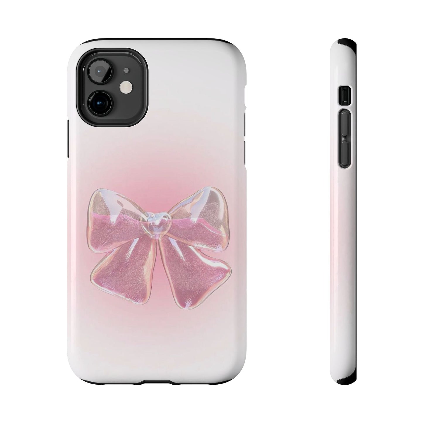 Glitter Bow Tough Phone Cases – Stylish & Durable Accessory for Trendsetters