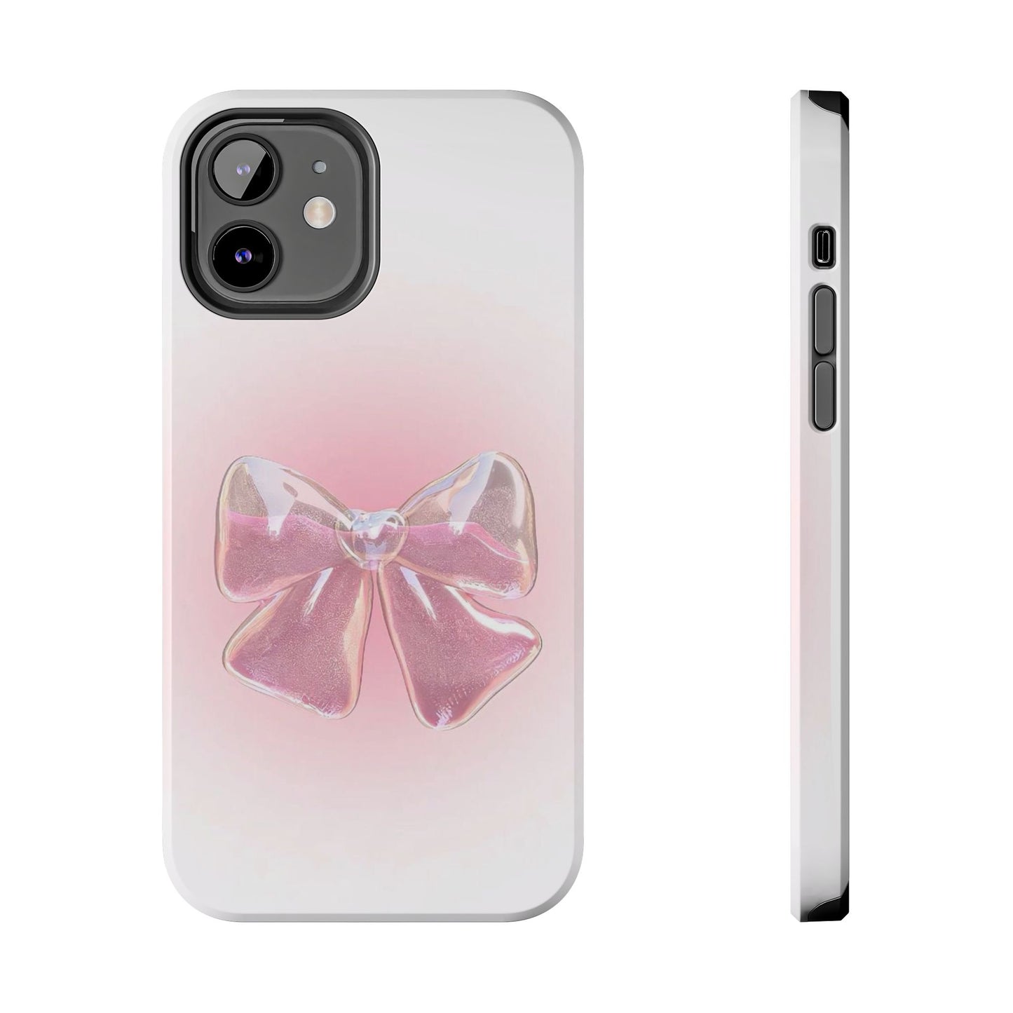 Glitter Bow Tough Phone Cases – Stylish & Durable Accessory for Trendsetters