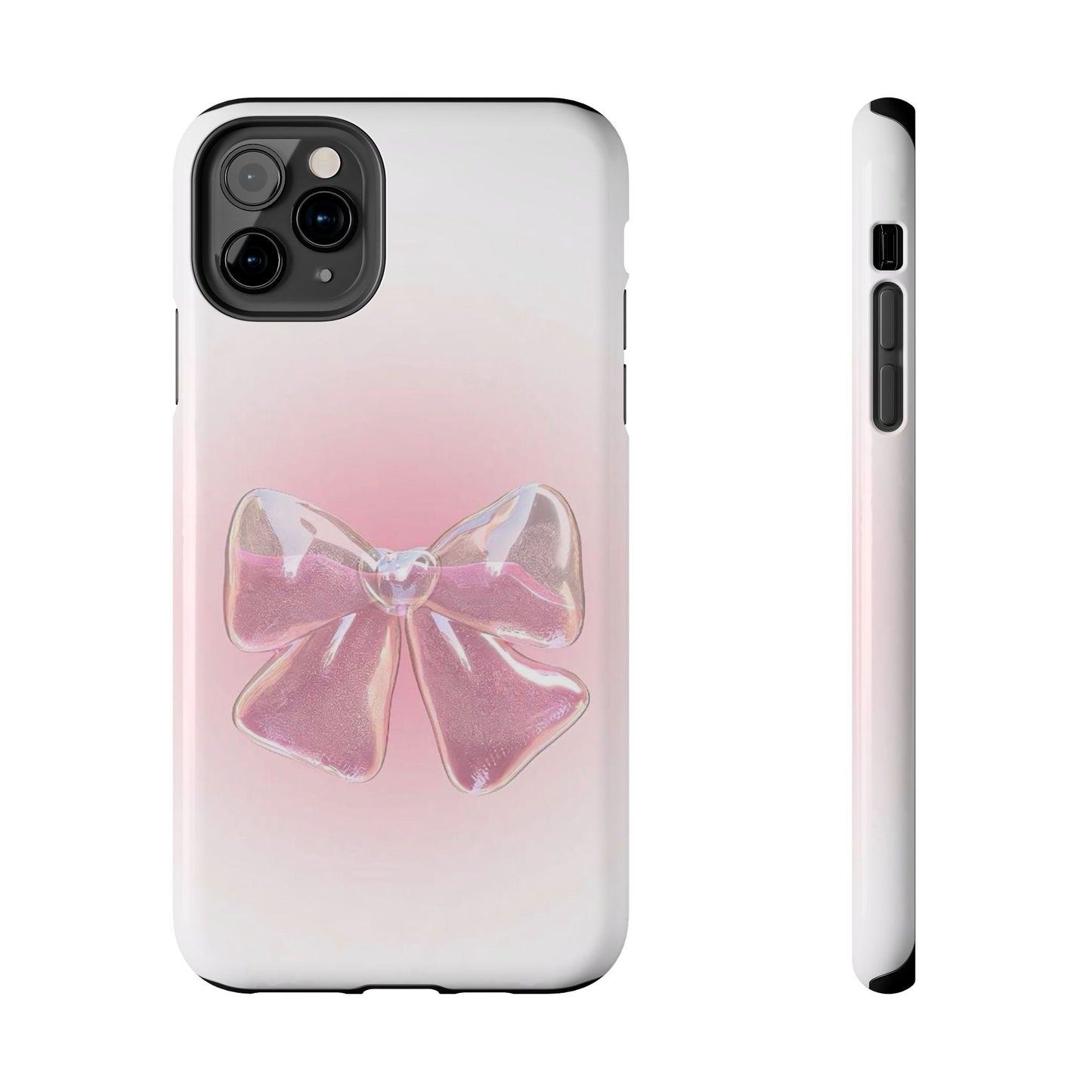 Glitter Bow Tough Phone Cases – Stylish & Durable Accessory for Trendsetters