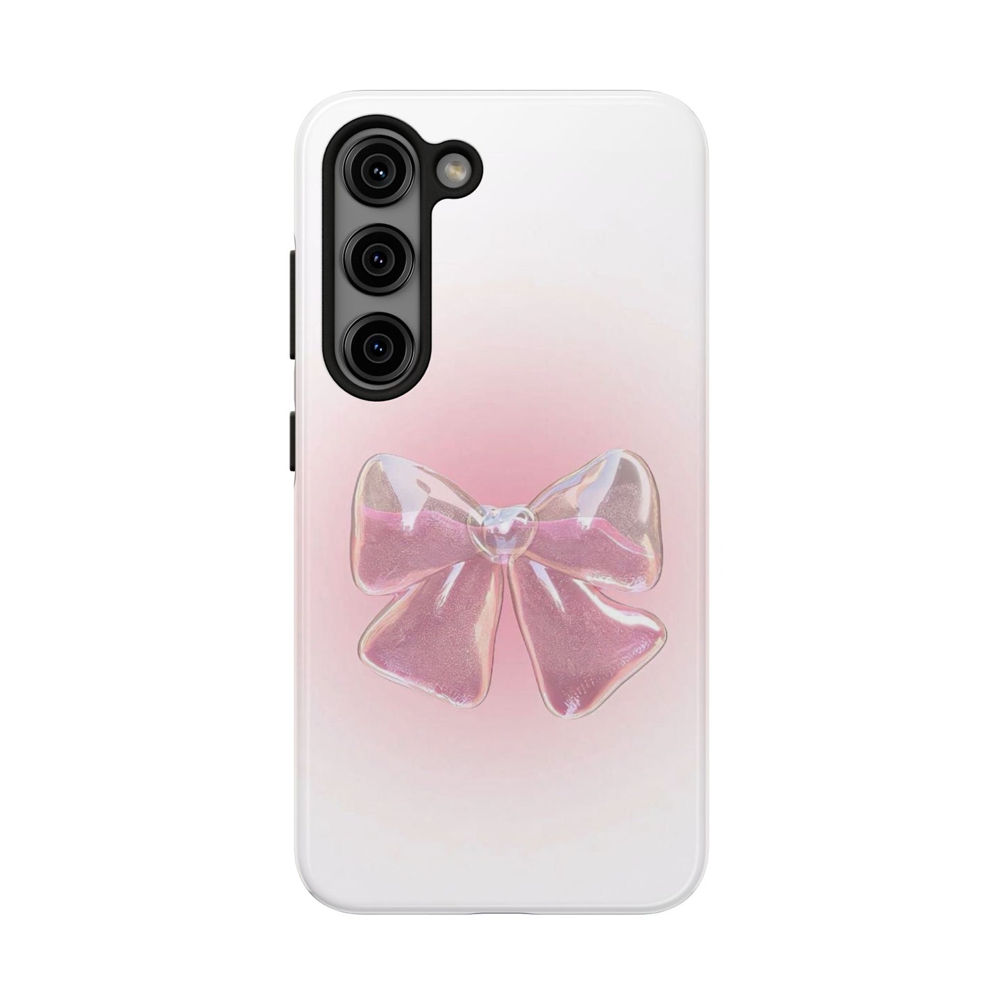 Glitter Bow Tough Phone Cases – Stylish & Durable Accessory for Trendsetters